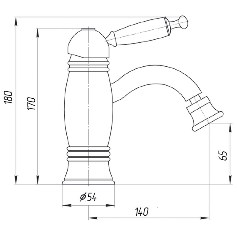 Смеситель для биде Migliore Oxford ML.OXF-6325.BI.DO золото