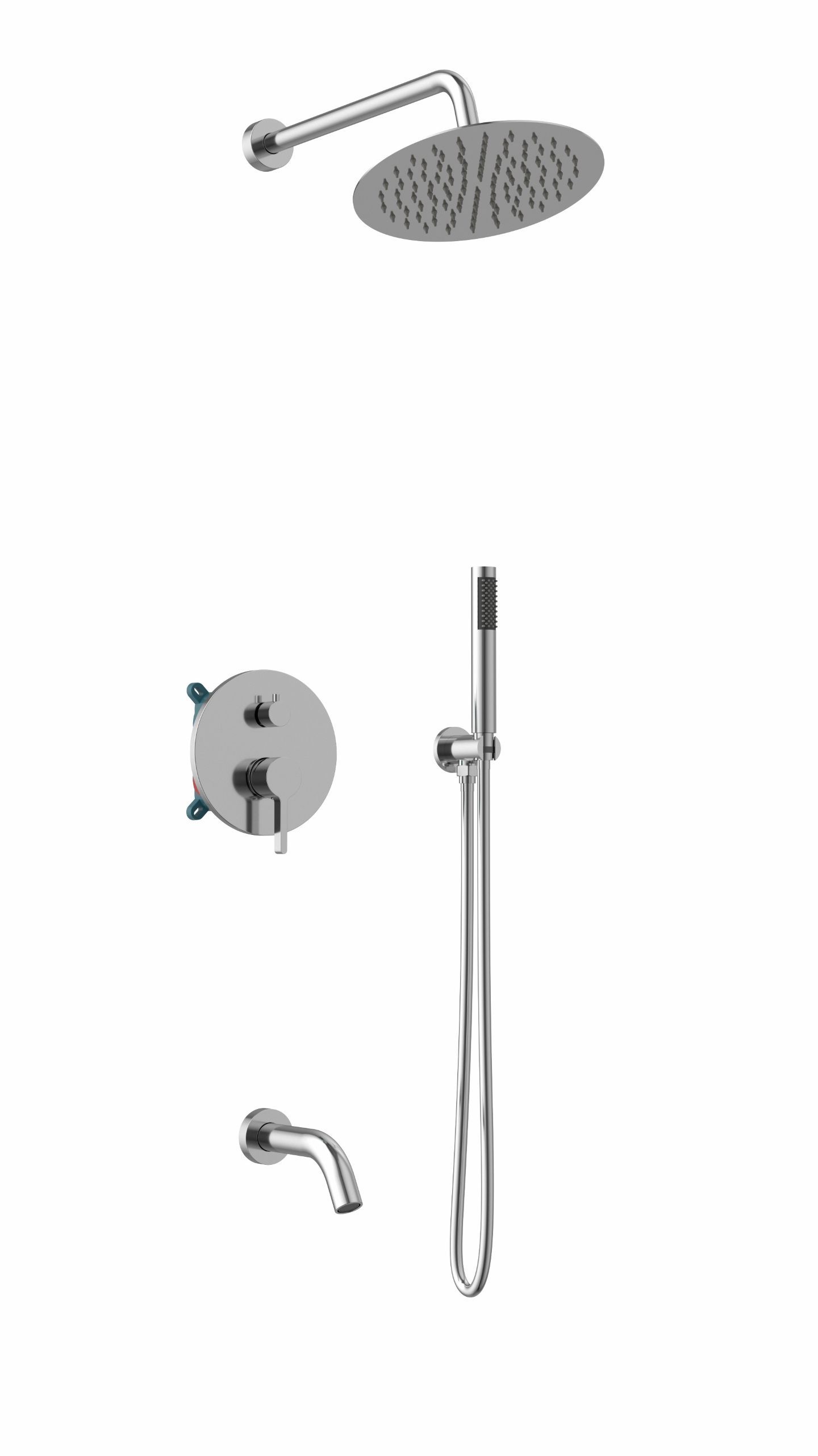 Душевой набор Vincea Villa VSFW-1VL3CH трехрежимный, хром Душевой набор Vincea Villa VSFW-1VL3CH трехрежимный, хром