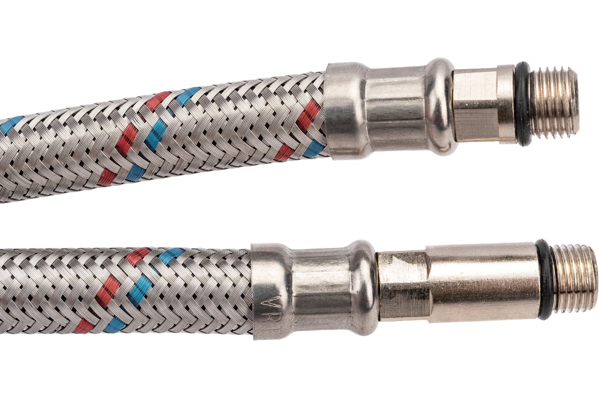 Подводка к смесителю (пара; 0.6 м; 1/2F-M10) VRT 521795
