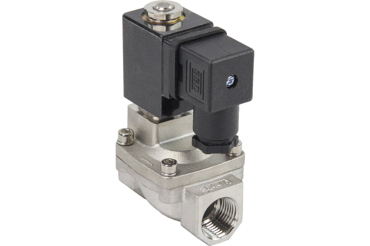 Электромагнитный клапан DN.ru VS2W-401N-PU-NC Ду15 Ру10 сталь 220В AC пилотный D130-01277