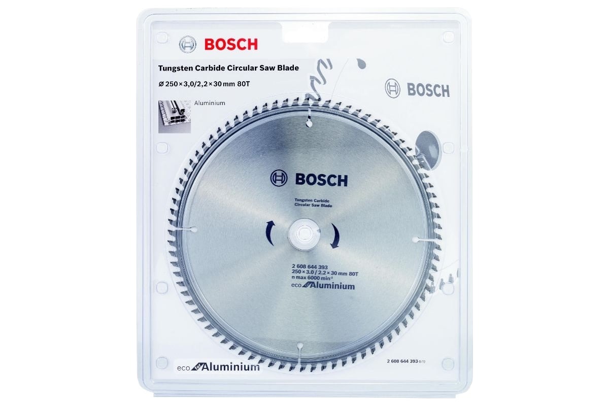 Пильный диск ECO AL (250x30 мм; 80T) Bosch 2608644393