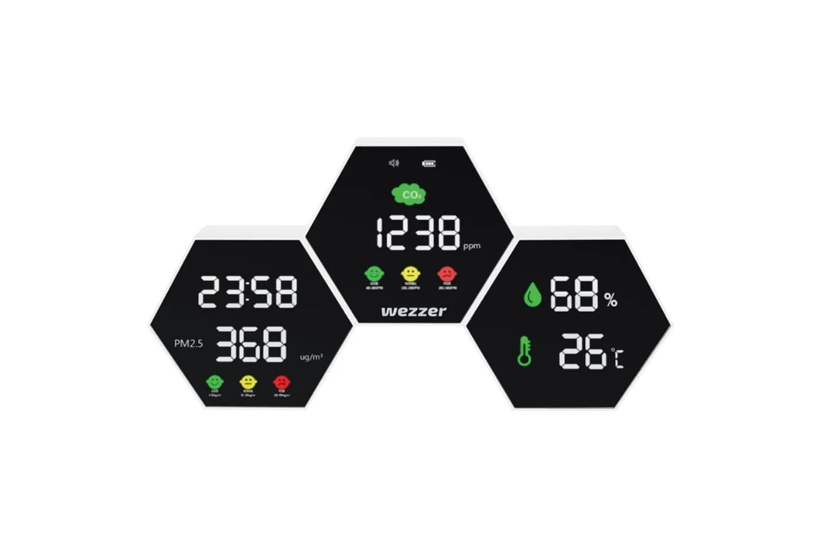 Монитор качества воздуха Levenhuk Wezzer Air PRO DM50 81401