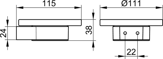 Мыльница Keuco Plan 14955019000