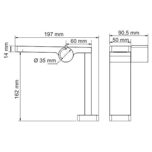 Cмеситель для раковины WasserKRAFT Alme 1510