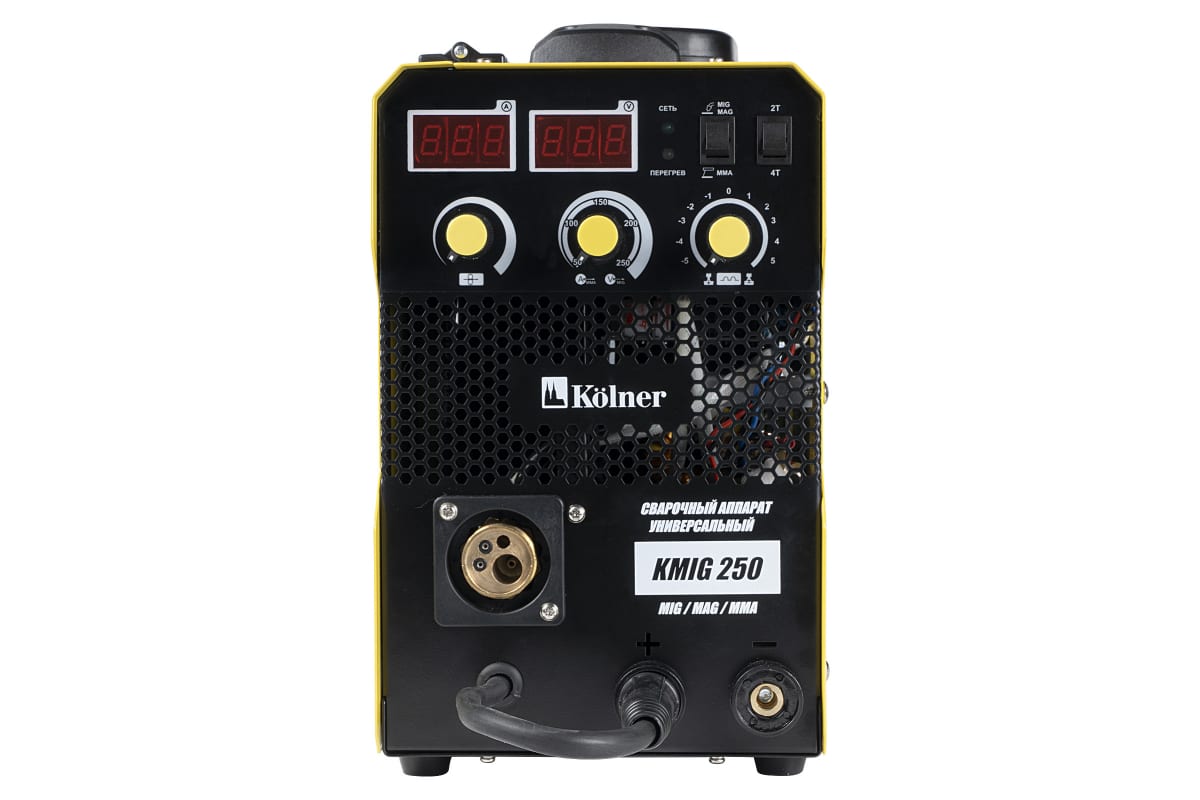 Сварочный универсальный инверторный аппарат Kolner KMIG 250 250А (IGBT) 6 кВт 8040500056