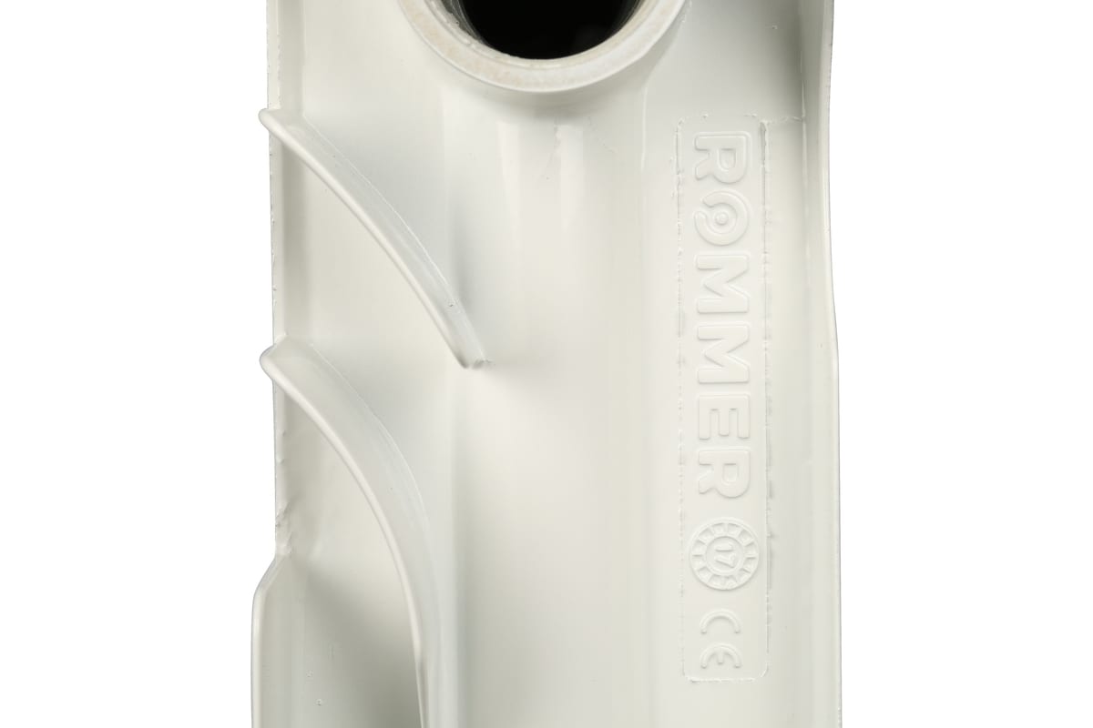 Алюминиевый радиатор Rommer Optima 500 4 секции RAL9016 89556