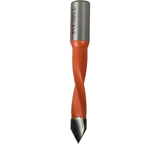 Сверло присадочное сквозное 10x70x10 мм, для ЛДСП, левое WOODWORK 314.100.L