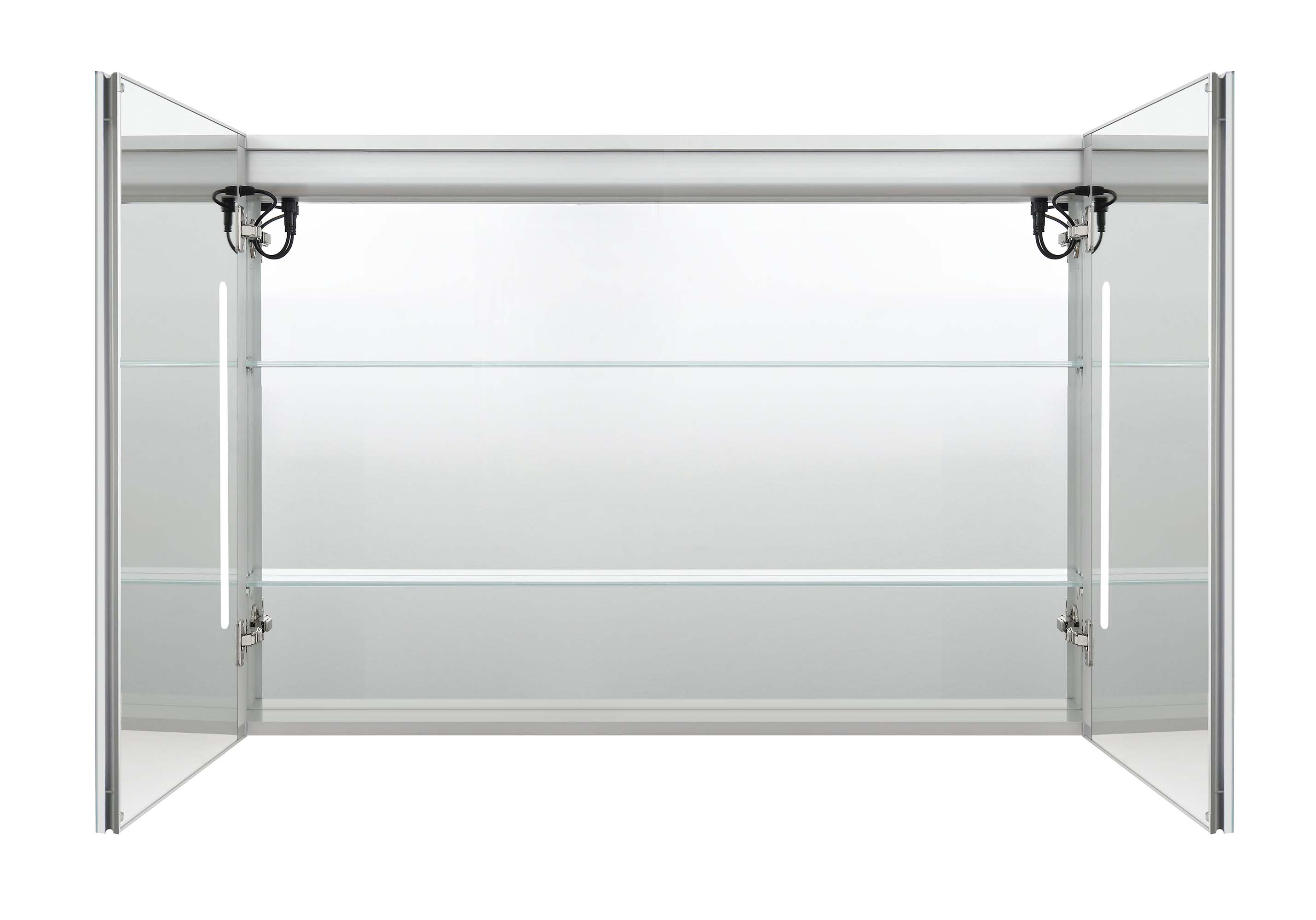 Зеркальный шкаф Aquatek 100x70 см с подсветкой, антипар, хром AQ7109-MLC