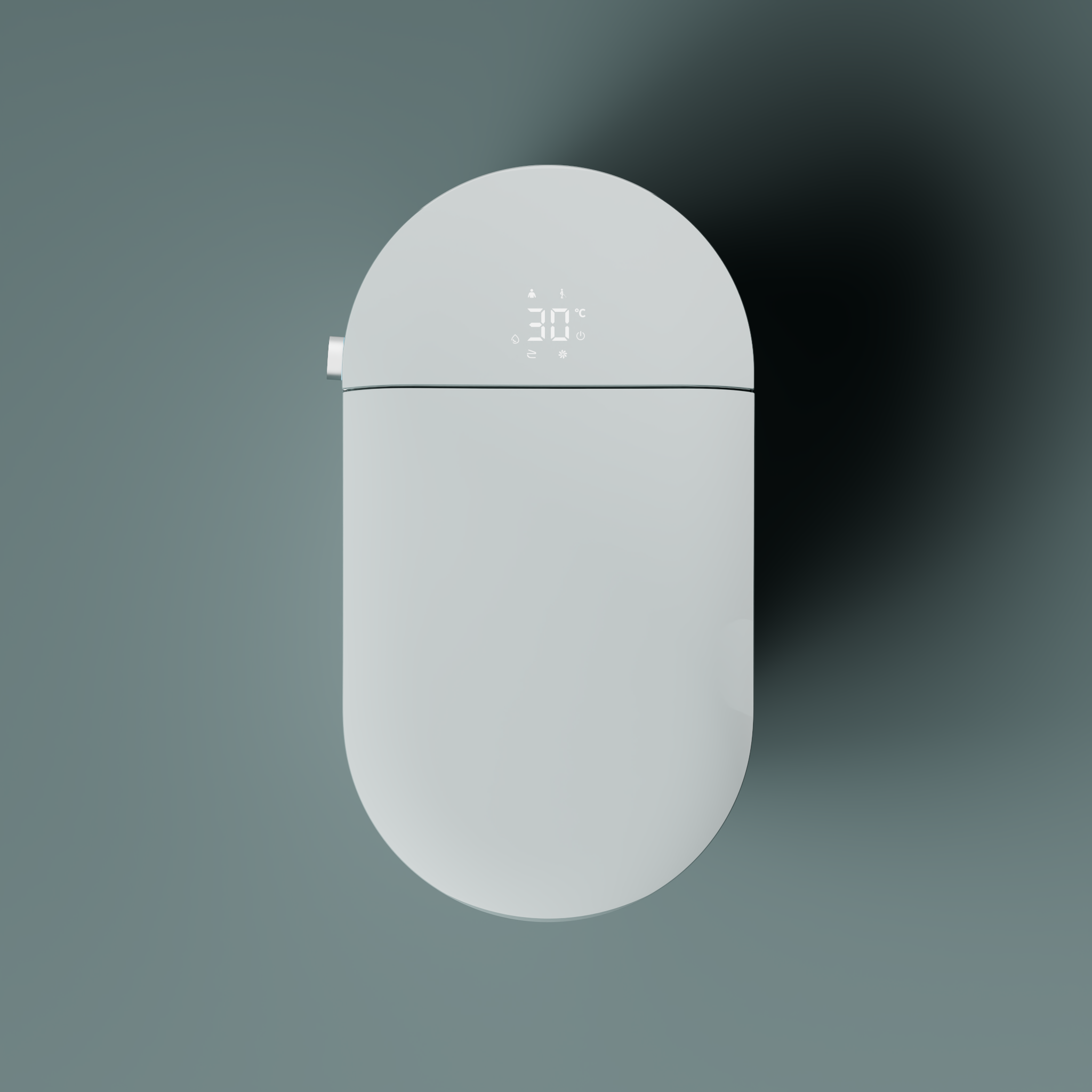 Электронный приставной унитаз Timo ТЕ-741 с функцией биде