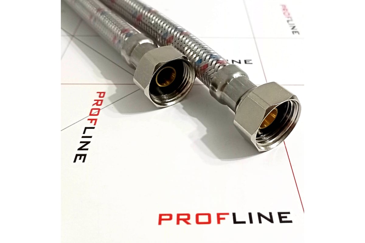 Подводка PROFLINE 150см нерж. ГГ с полимерным покрытием LUXE УТ-00011438