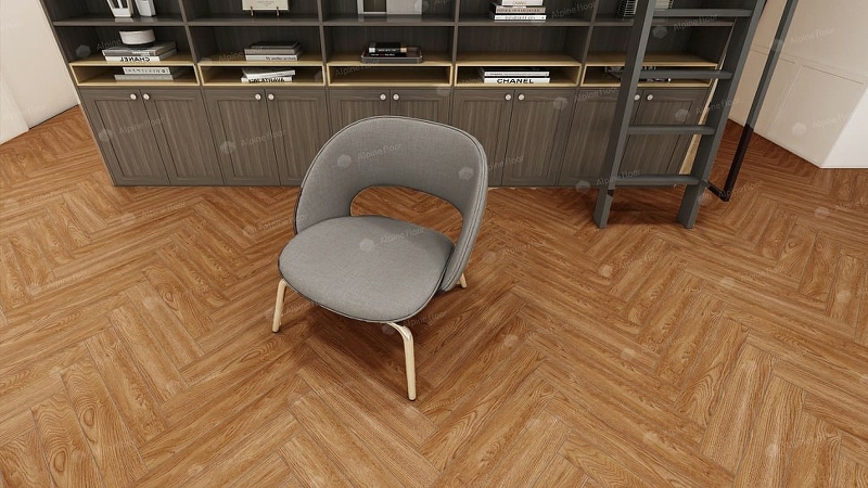 Ламинат Alpine Floor Herringbone 10 Дуб Венето 600x100x10 мм, LF107-10A