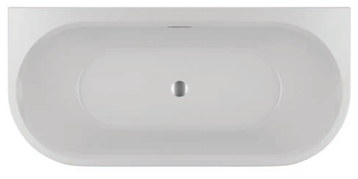 Акриловая ванна Riho Desire 184x84 BD07 пристенная, с подсветкой
