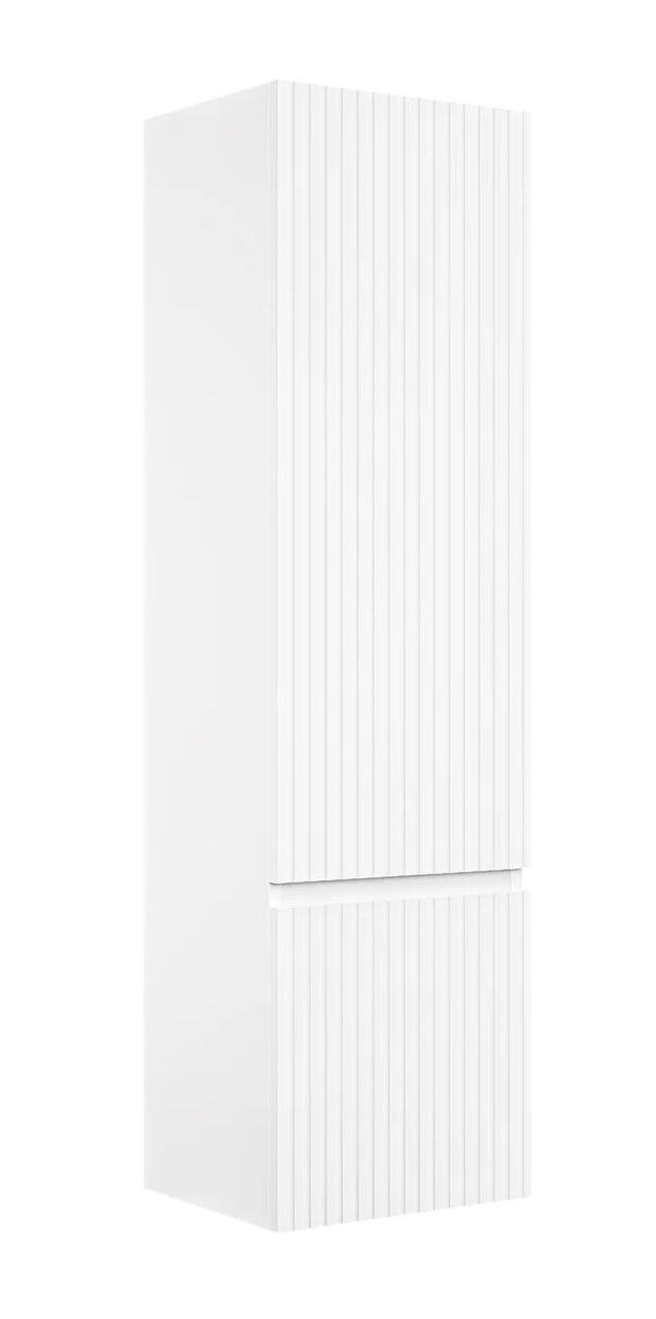 Шкаф пенал AQUAme S1 33 см белый глянец AQM9001WH