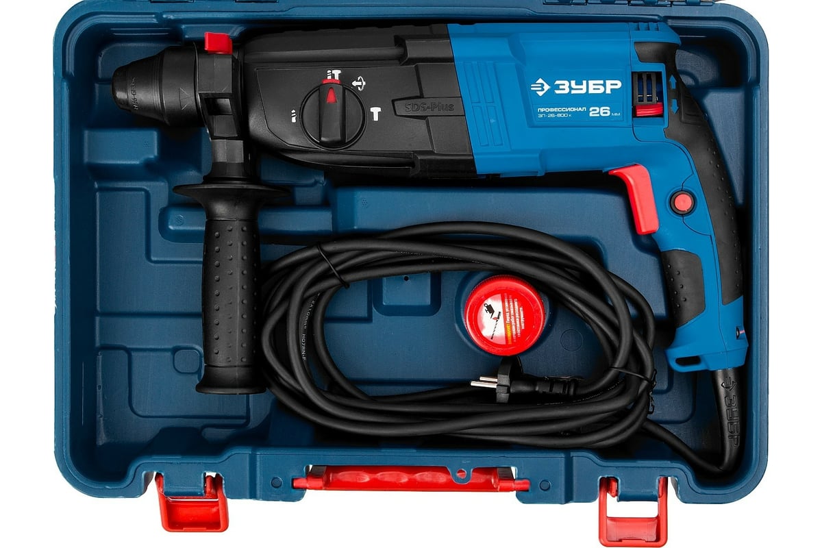Перфоратор Зубр Профессионал SDS Plus ЗП-26-800 К