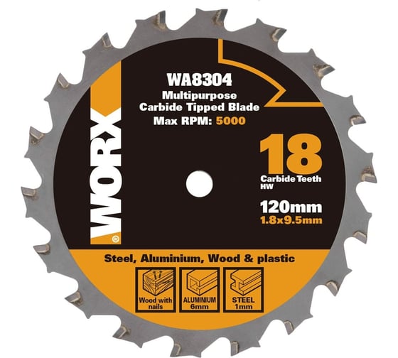 Пильный диск универсальный (120х1.8х9.5 мм) Worx WA8304