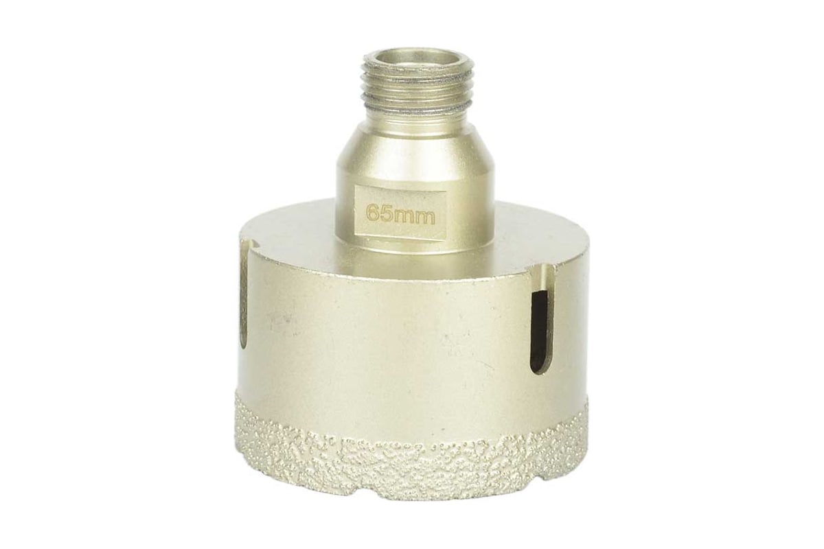 Коронка алмазная, вакуумное спекание (65х40 мм; 1/2"; М14) TECH-NICK TUK 136.600.7027