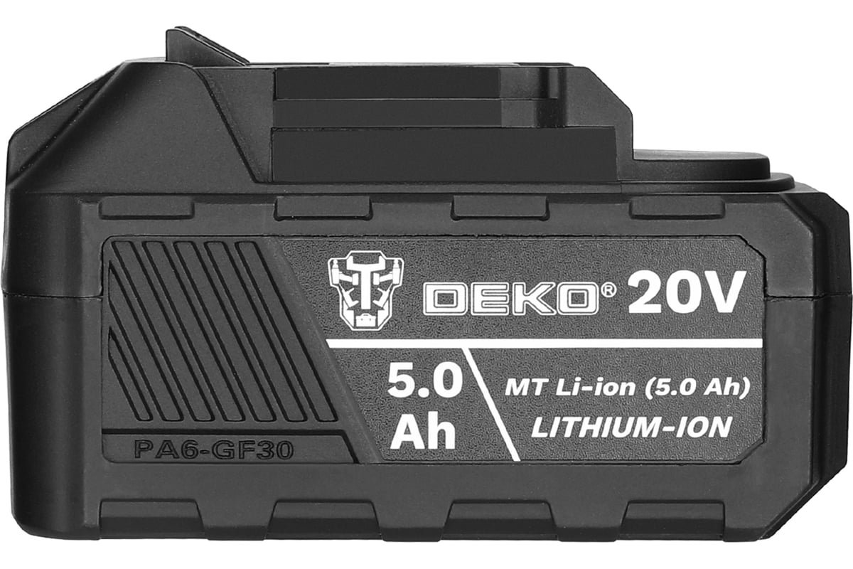 Аккумулятор Deko MT Li-ion, 20В, 5.0А*ч, разъём UNV 084-1063
