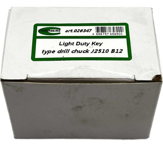 Патрон сверлильный TORNERI ПС 10 (1.5-10) В12, с ключом, исп. R-11 кл.2 026347