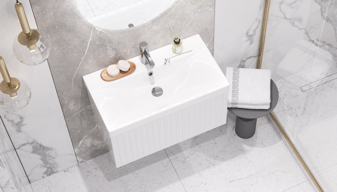 Мебель для ванной Velvex Compo 70 см белый