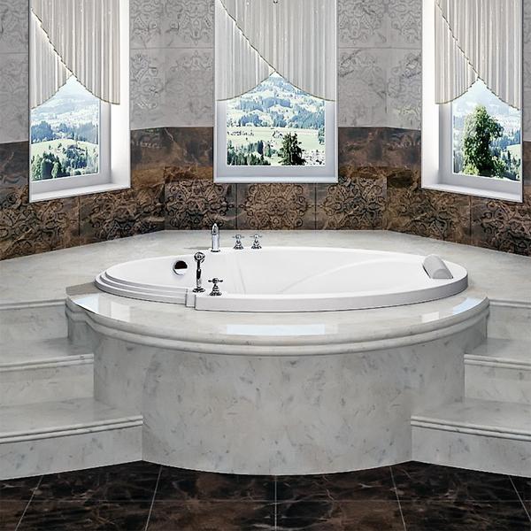 Акриловая ванна Fra Grande Ницца 190x110 встраиваемая