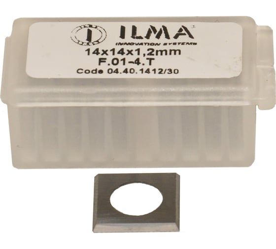 Нож сменный квадратный твердосплавный ILMA 14x14x1,2 30º HW 04.40.1412/30