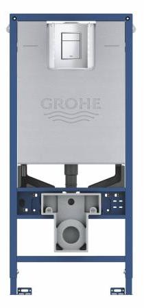 Инсталляция для унитаза Grohe Rapid SLX 39603000 3 в 1 с кнопкой