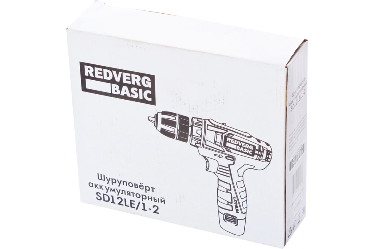 Аккумуляторный шуруповерт Redverg Basic SD12LE/1-2 6680816