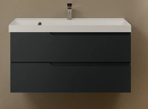 Тумба с раковиной AQUAme S3 100 см