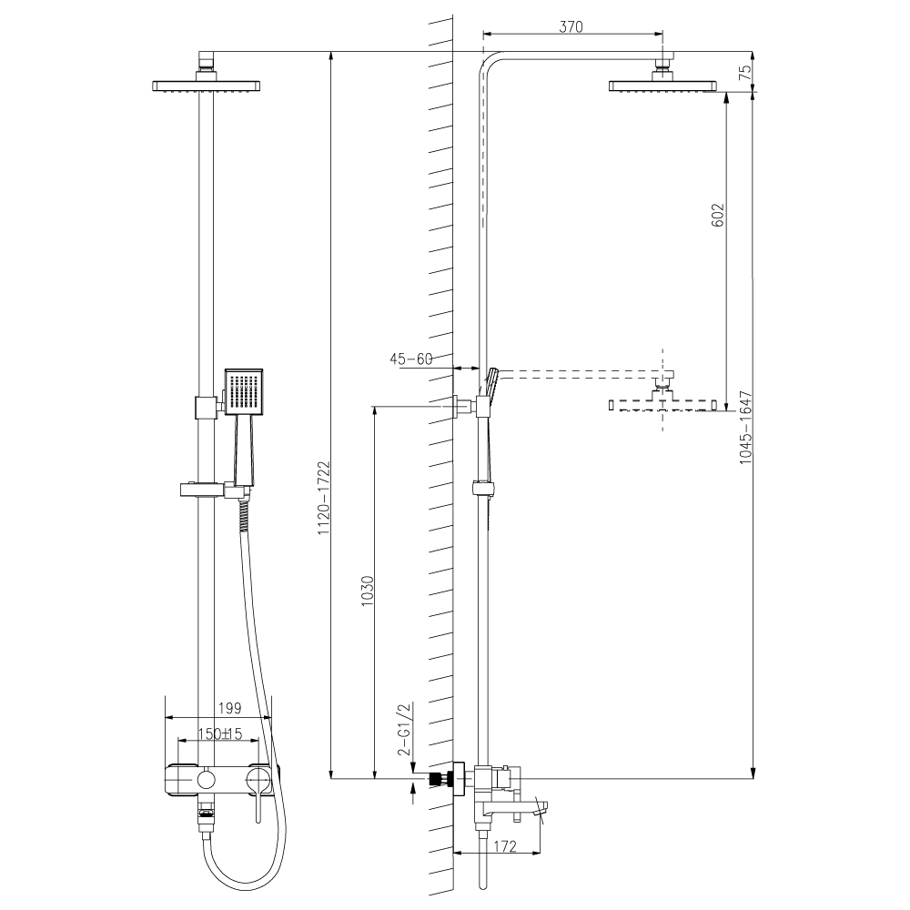 Душевая стойка Lemark Tropic LM7004C