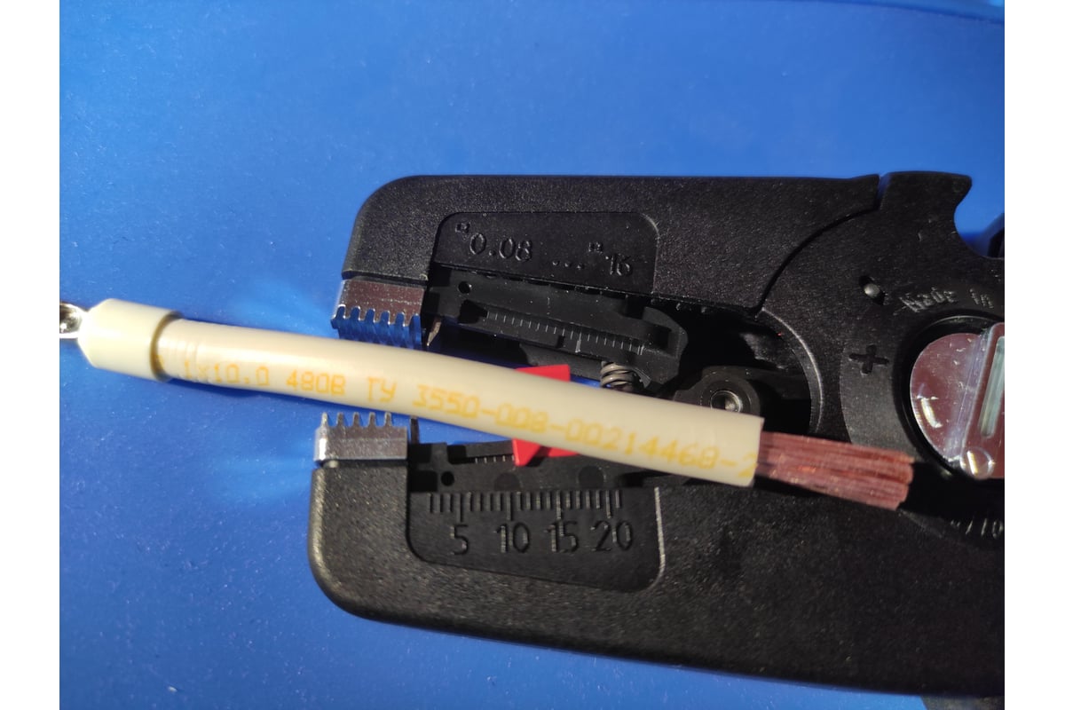 Автоматический стриппер Knipex PreciStrip16 L-195 мм в блистере KN-1252195SB