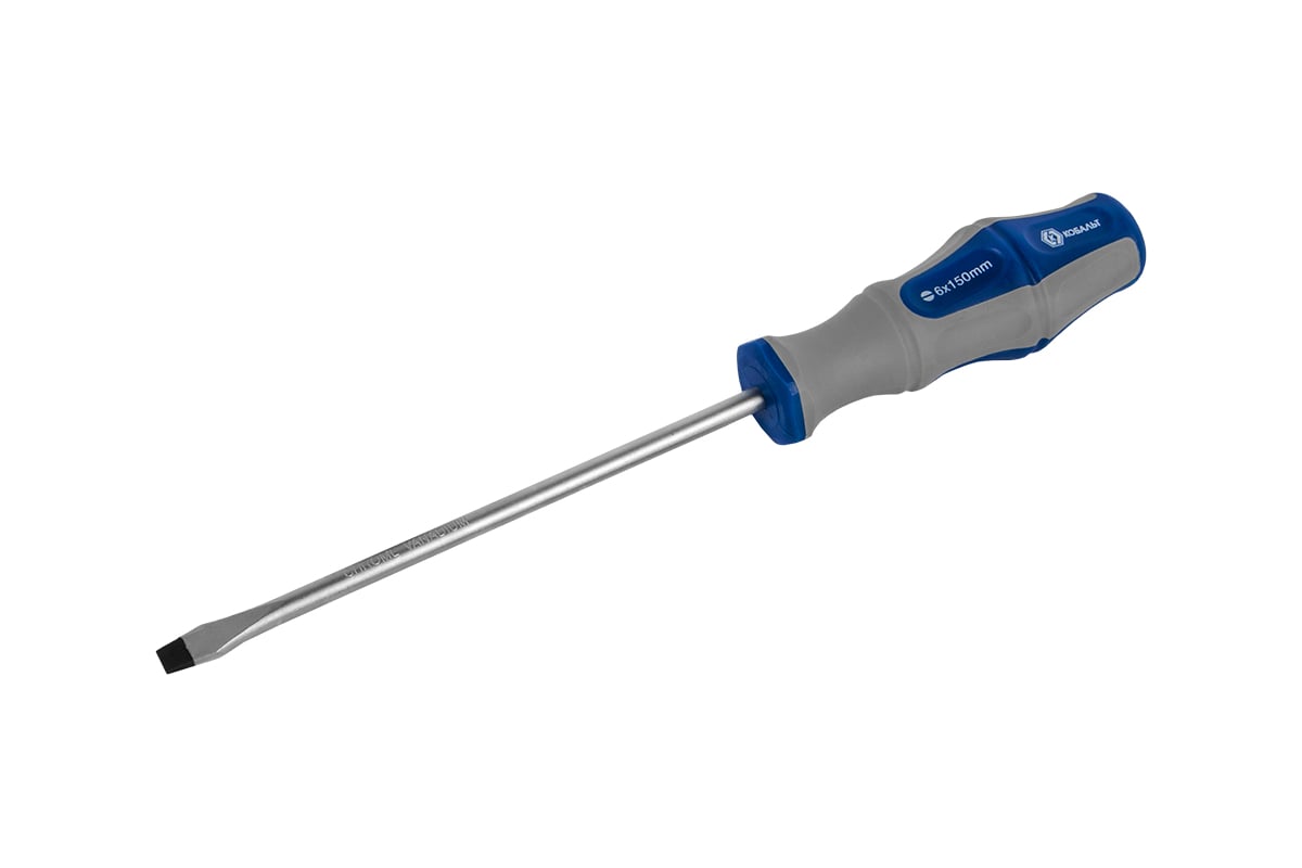 Отвёртка Ultra Grip SL 6 х 150 мм CR-V КОБАЛЬТ 646-287