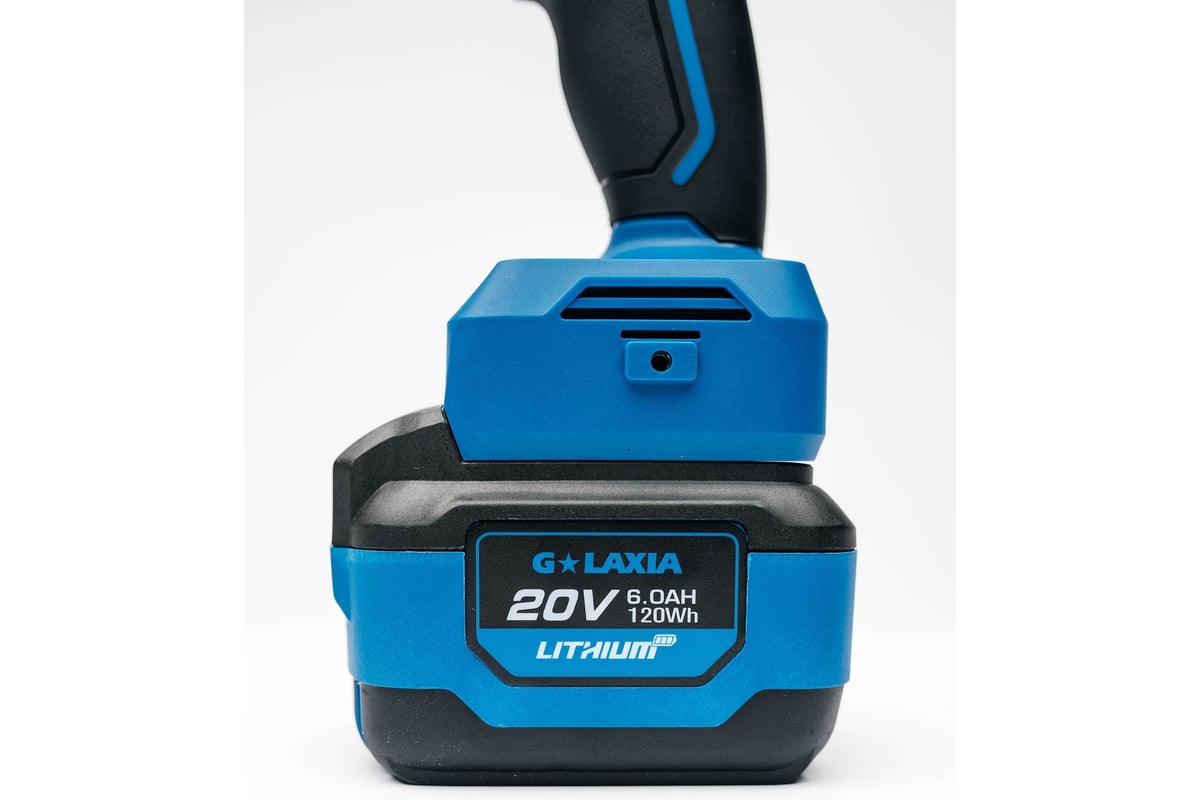 Аккумуляторный бесщеточный гайковерт Galaxia 1000 Нм, 20 В 95305