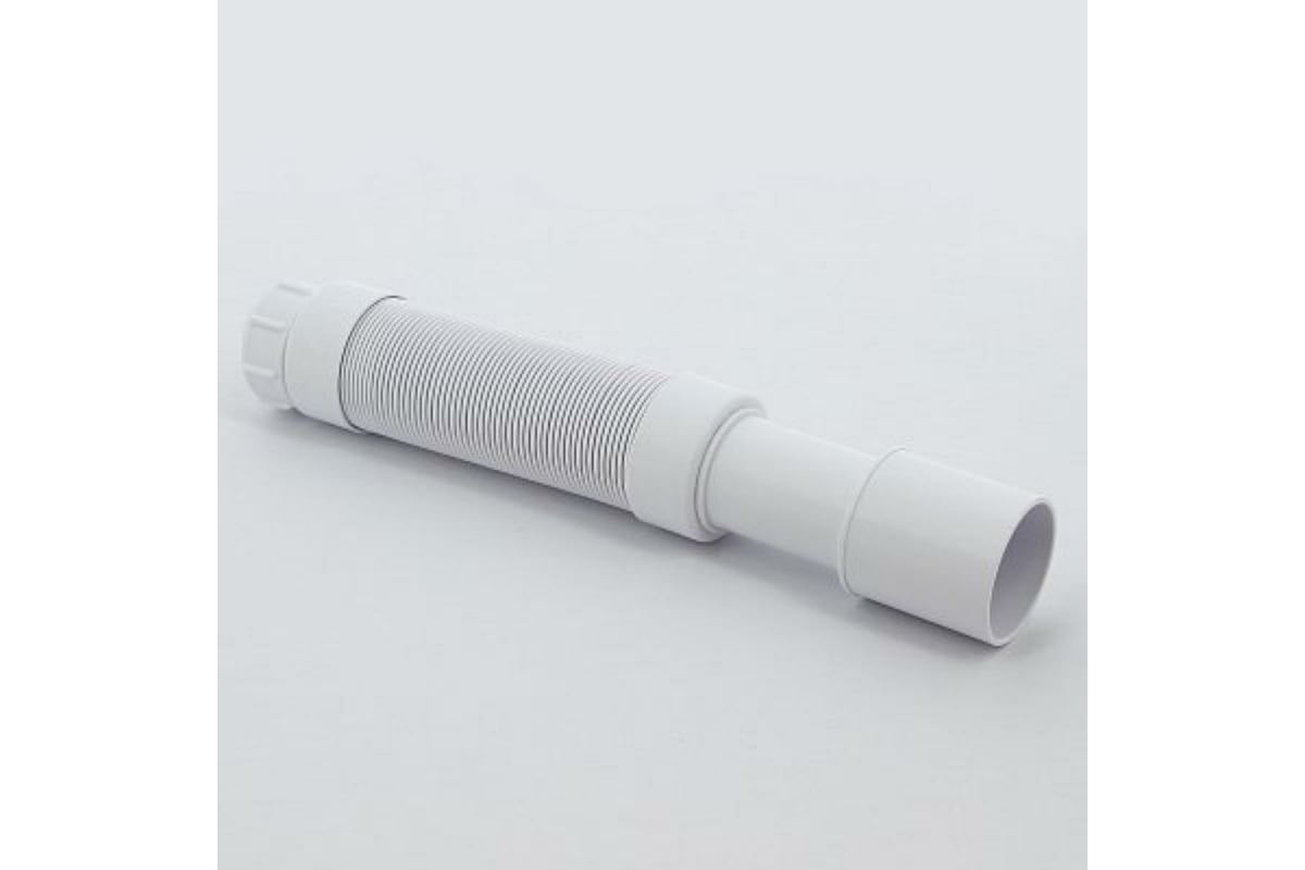 Гофрированная труба McAlpine раздвижная, L290-500 х 50 мм, вход 1 1/4", В, выход D=40/50 мм MRMF105S