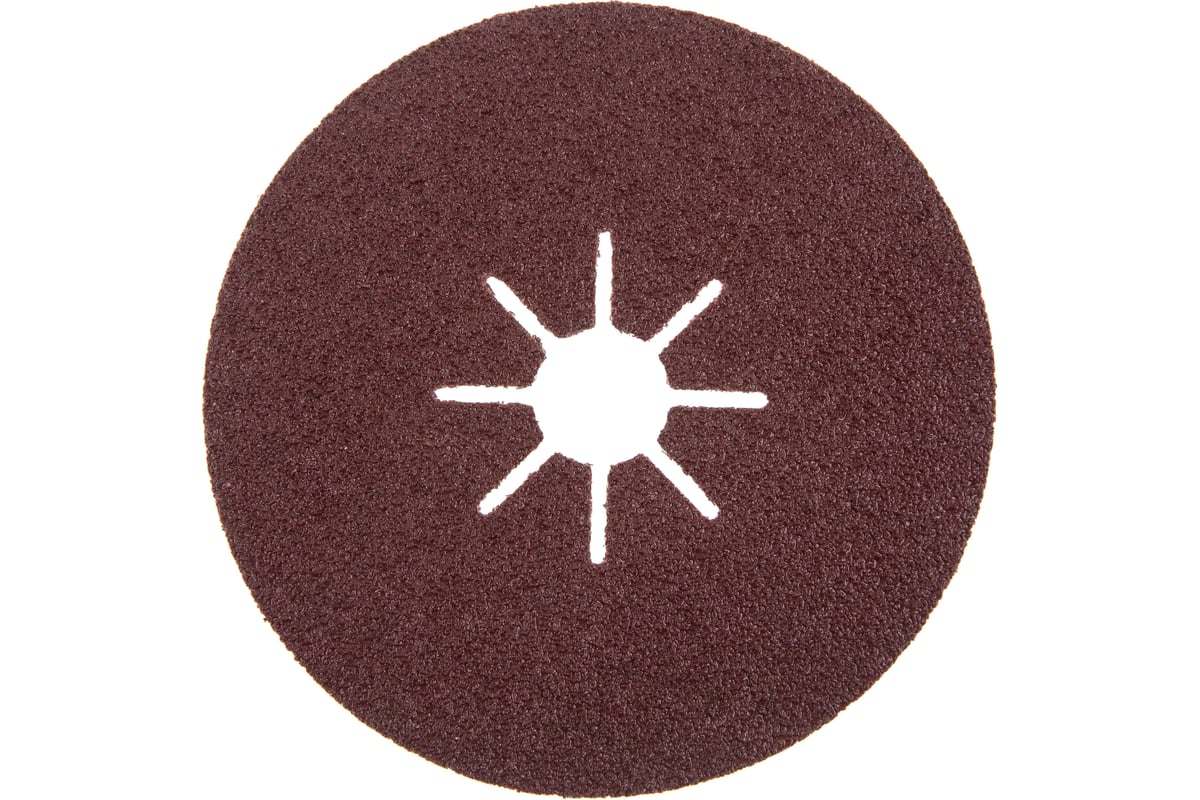 Круг шлифовальный фибровый Flex 243-008 (5 шт; 125 мм; P40; 12000 об/мин; 80 м/с) Hammer 526836