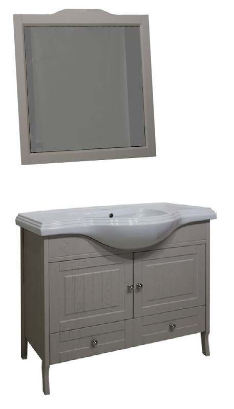 Мебель для ванной Caprigo Genova 105 см, 1 ящик, 2 дверцы, стоун