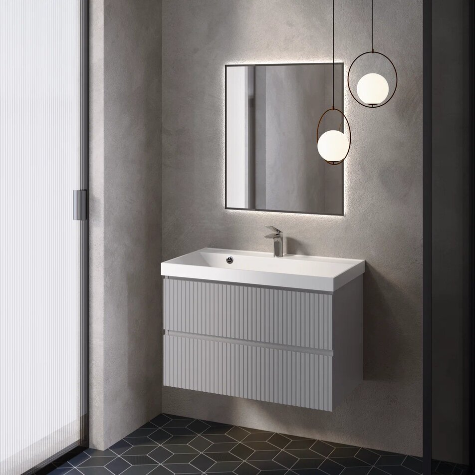 Тумба с раковиной AQUAme S1 80 см