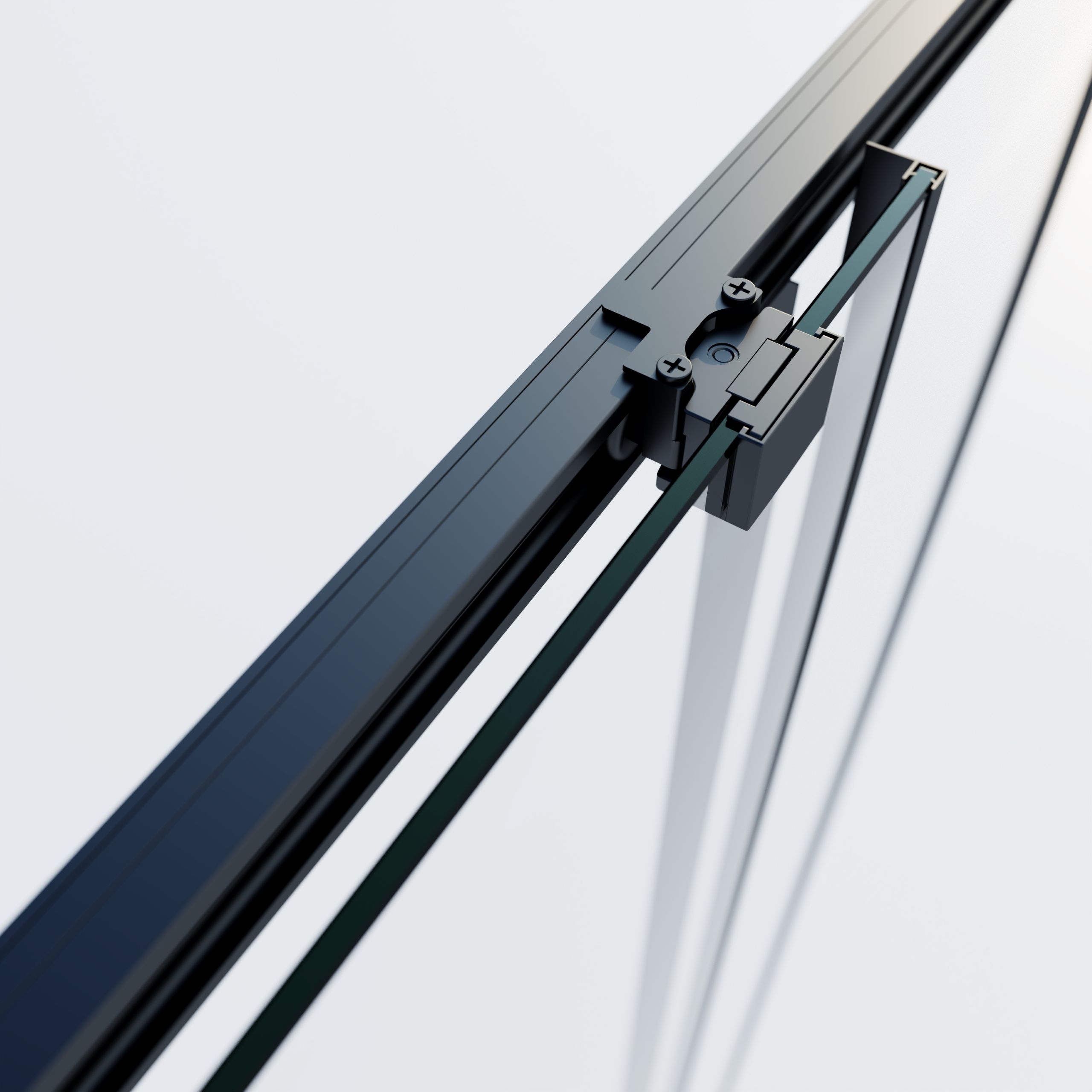 Душевой уголок Vincea Soft 2 VSS-3SO2900CLB 90x90 черный, прозрачное
