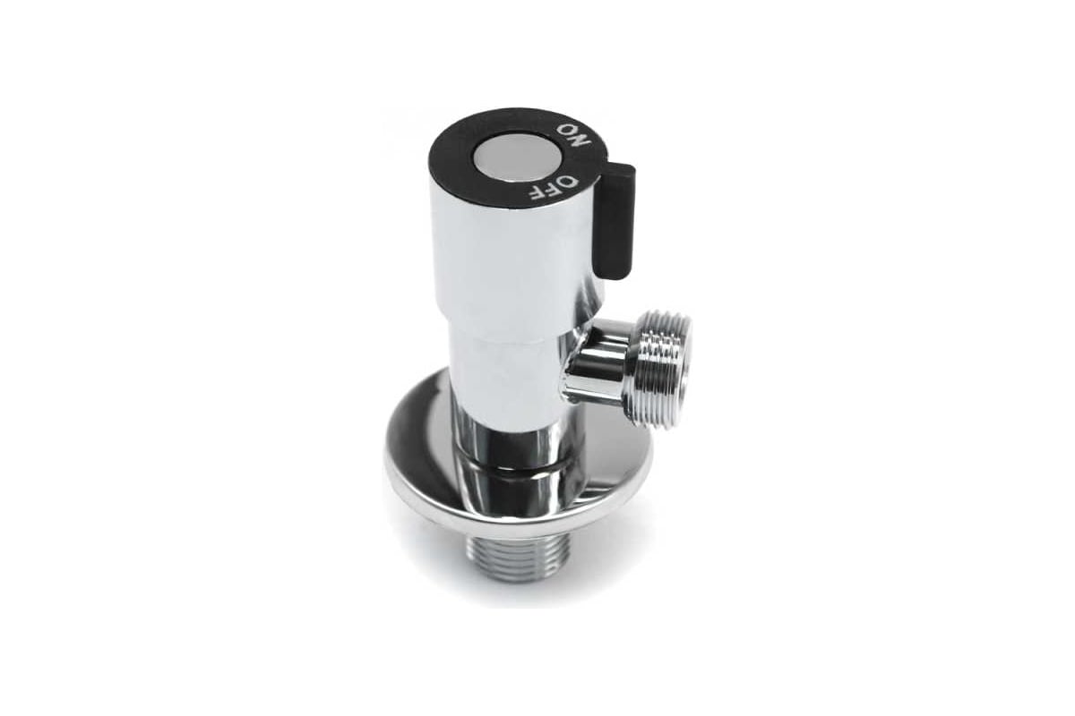 Клапан для бытовой техники Rvc (кран-букса) угловой 1/2"ш ЧЕРНЫЙ 16894
