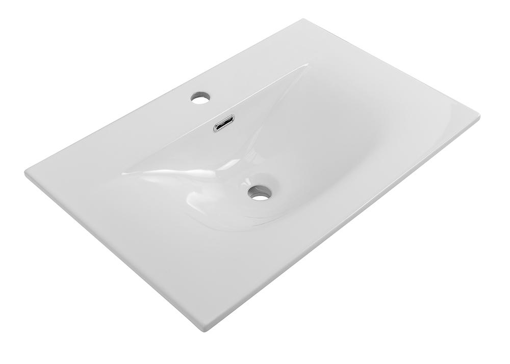 Тумба с раковиной BelBagno Kraft 70 см эмаль, Бежевый матовый