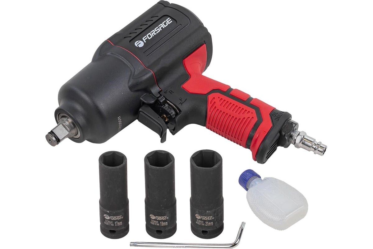 Ударный пневмогайковерт Forsage Twin Hammer F-82549K4(48139)