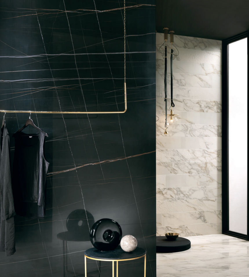 Керамогранит Italgraniti Marble Experience Sahara Noir SQ. Lap. Sat. 60x120 см, MB04BAI