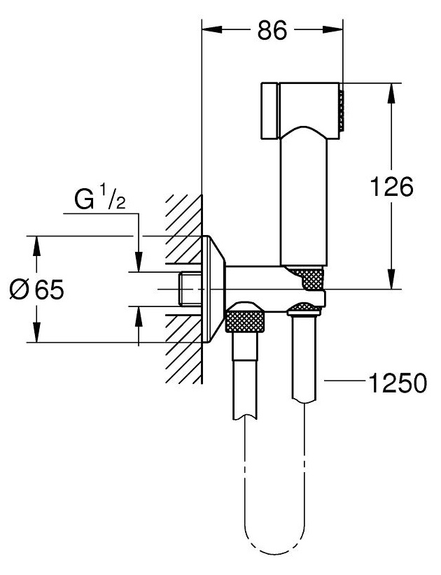 Гигиенический душ Grohe Sena 26332000