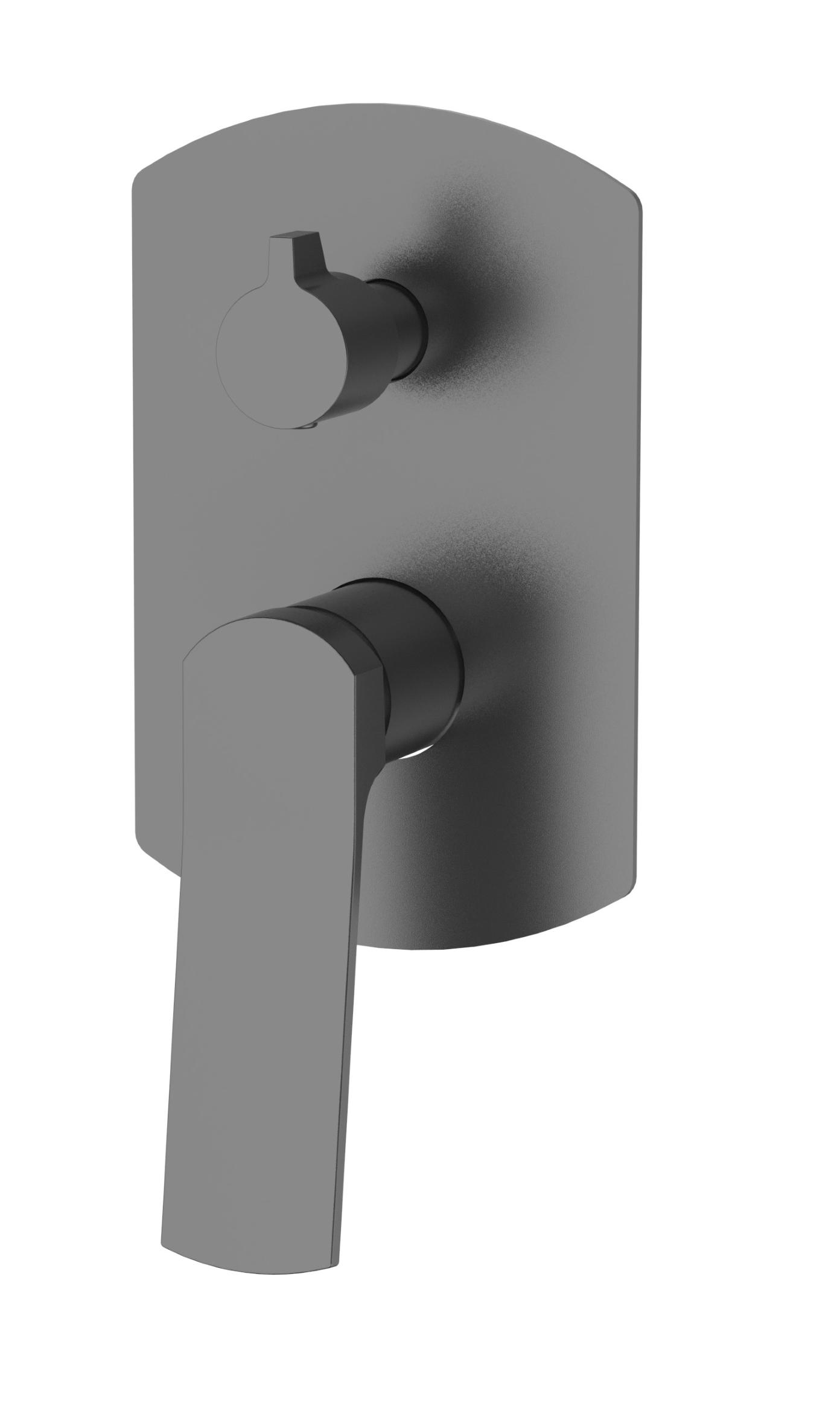 Душевой набор Vincea Салют (Salute) VSFW-4SA0GM двухрежимный, вороненая сталь