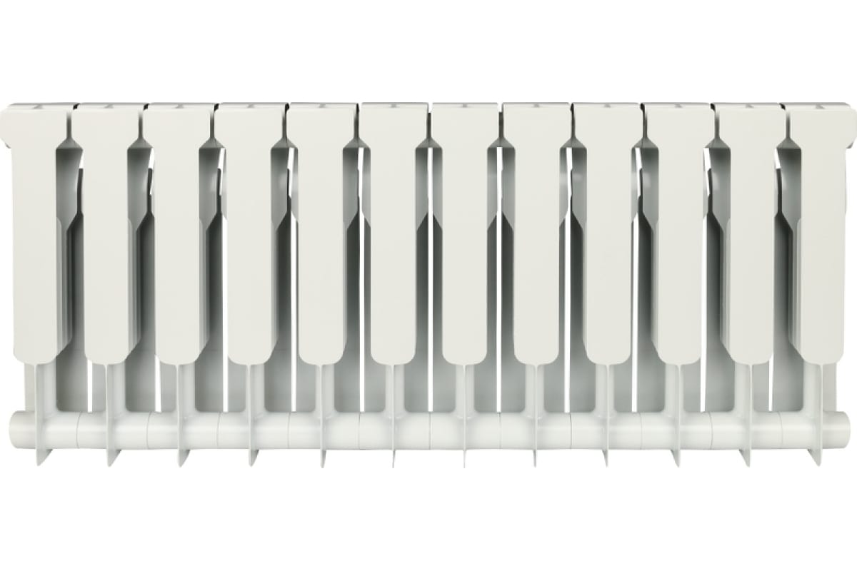 Биметаллический радиатор Rommer Profi BM 350 BI350-80-80-130 12 секций RAL9016 86633