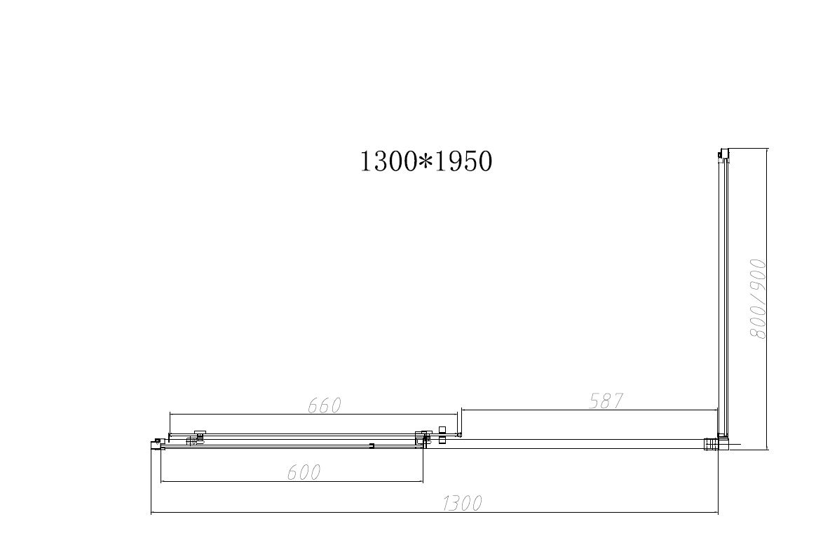 Душевой уголок Vincea Slim-N VSR-4SN8013CLB 130x80 черный, стекло прозрачное