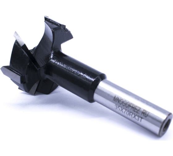 Сверло присадочное чашечное со стружколомом по дереву FT-3T140202R (35х70 мм; хв-к 10 мм; правое вращение) МНОГОФРЕЗ 6614