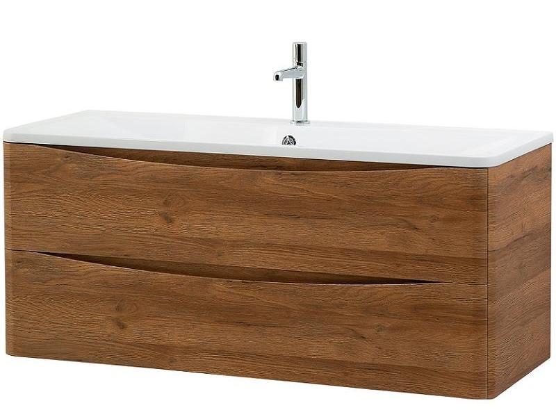 Тумба с раковиной BelBagno Acqua 120 см подвесная, Rovere Rustico