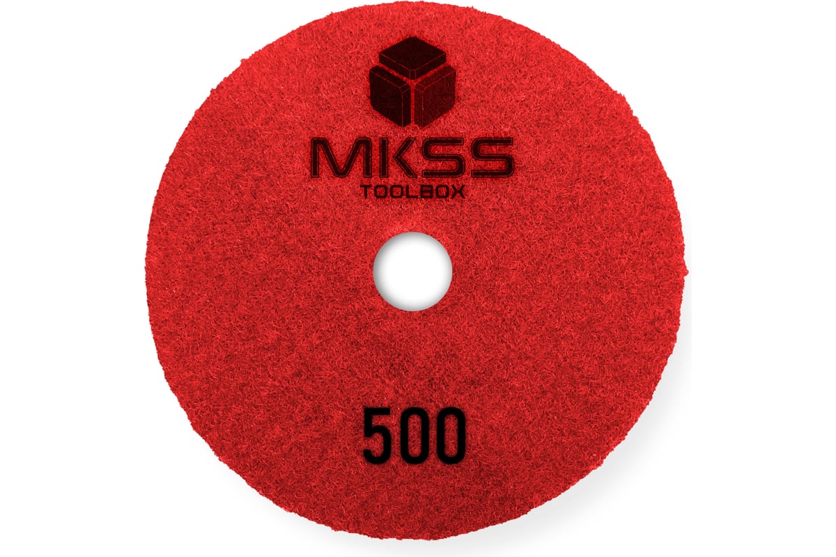 Алмазный гибкий шлифовальный круг MKSS Toolbox MK2604 АГШК Ø100 Р500 для мокрой шлифовки MKSS MK26040500