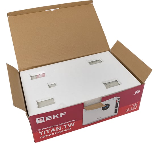 Электронный стабилизатор напряжения EKF TITAN -TW-1500 настенного монтажа stab-TW-1500