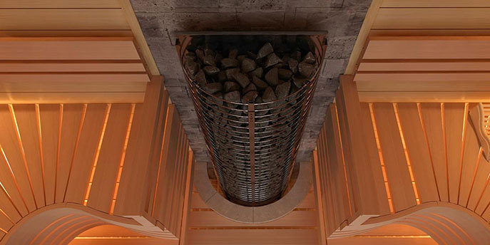 Электрическая печь для бани и сауны Sawo Tower TH6-90NS-WL, 9кВт, пристенная